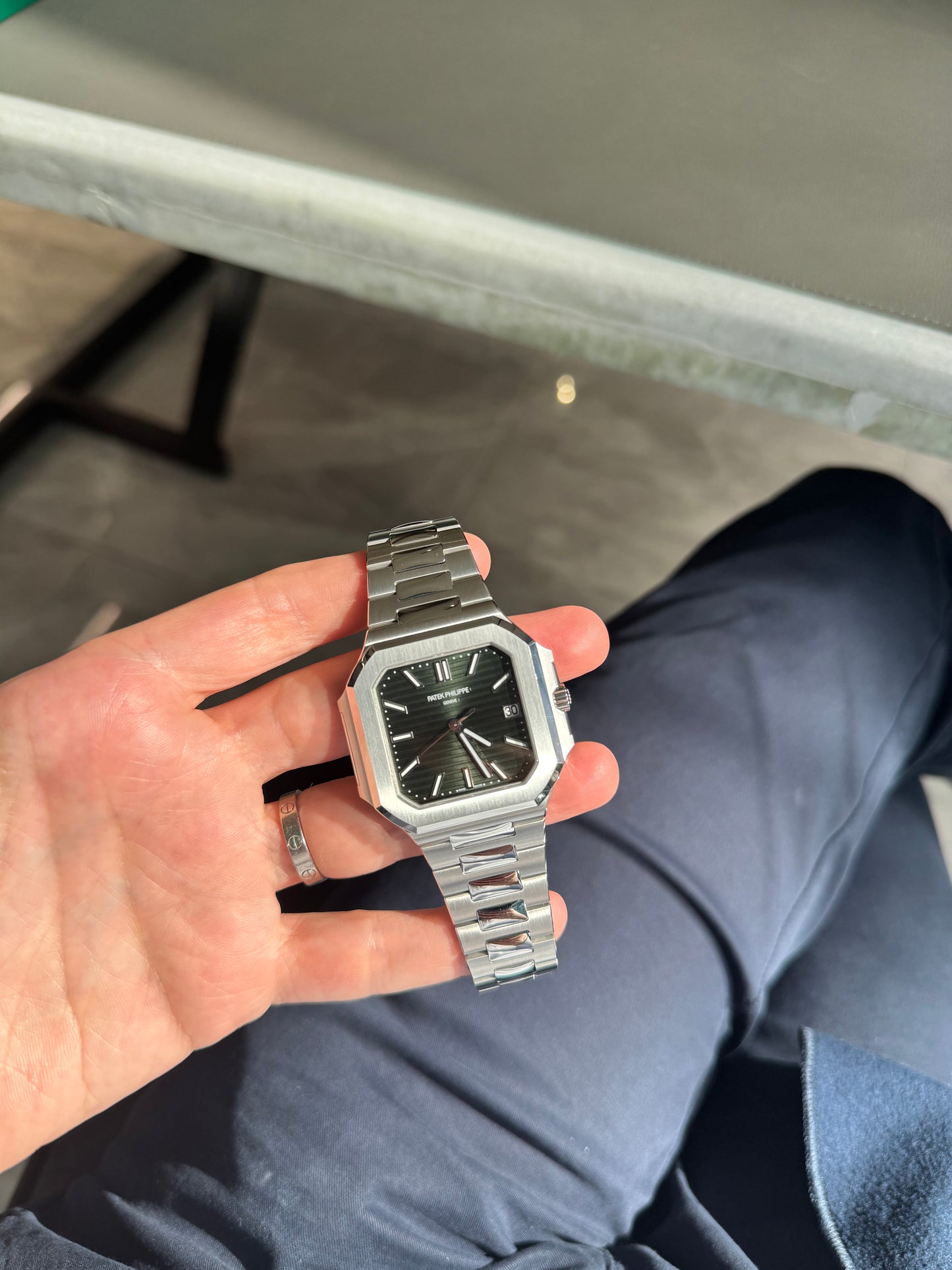 PATEK PHILIPPE CUBITUS GREEN DIAL