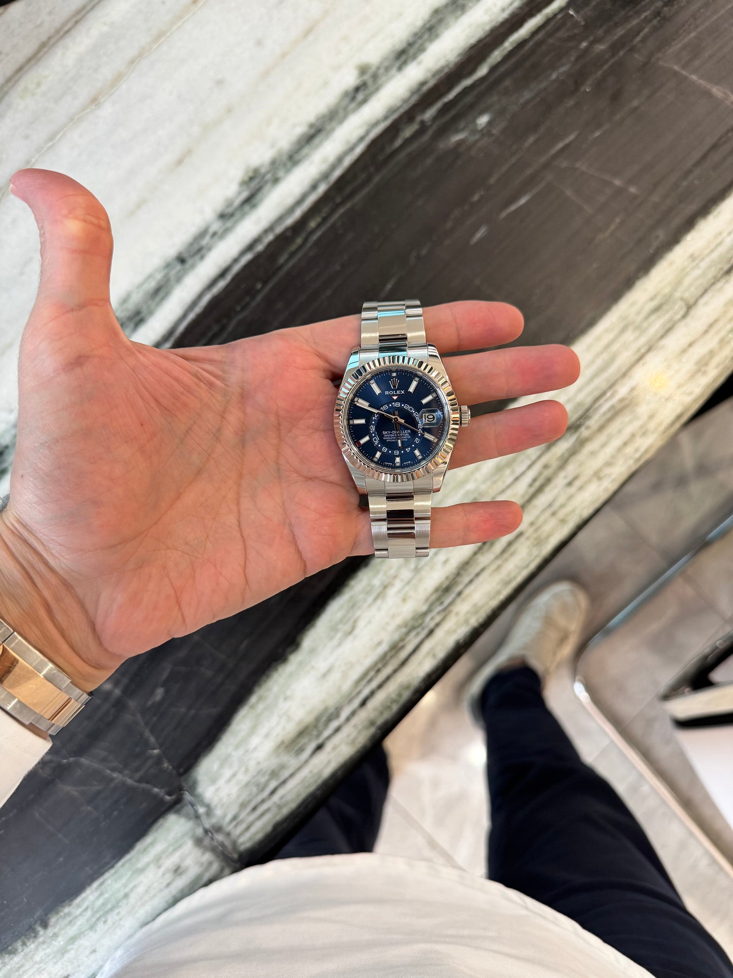 SKY DWELLER BLUE DIAL