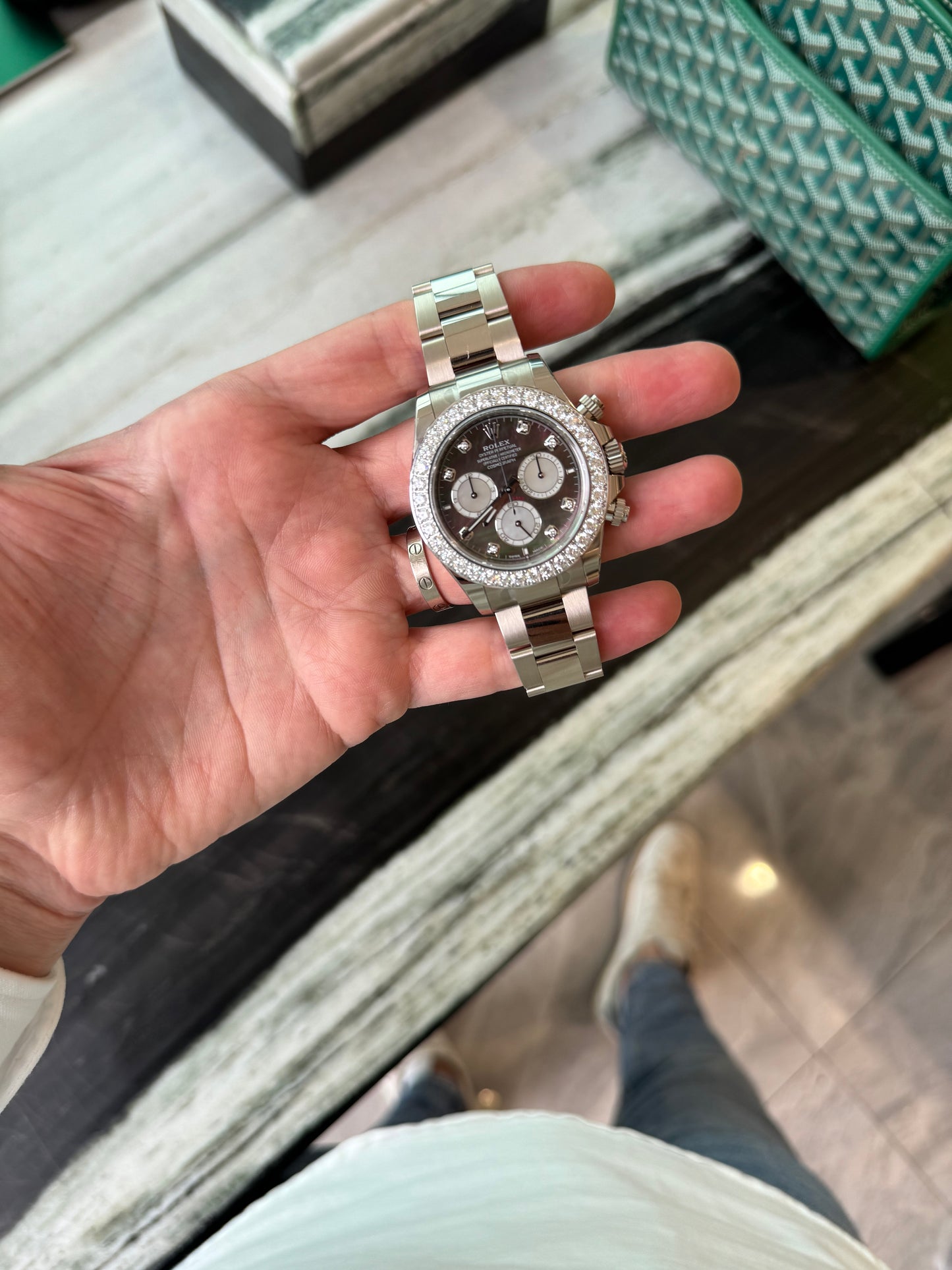 Daytona White Gold RBR Diamonds