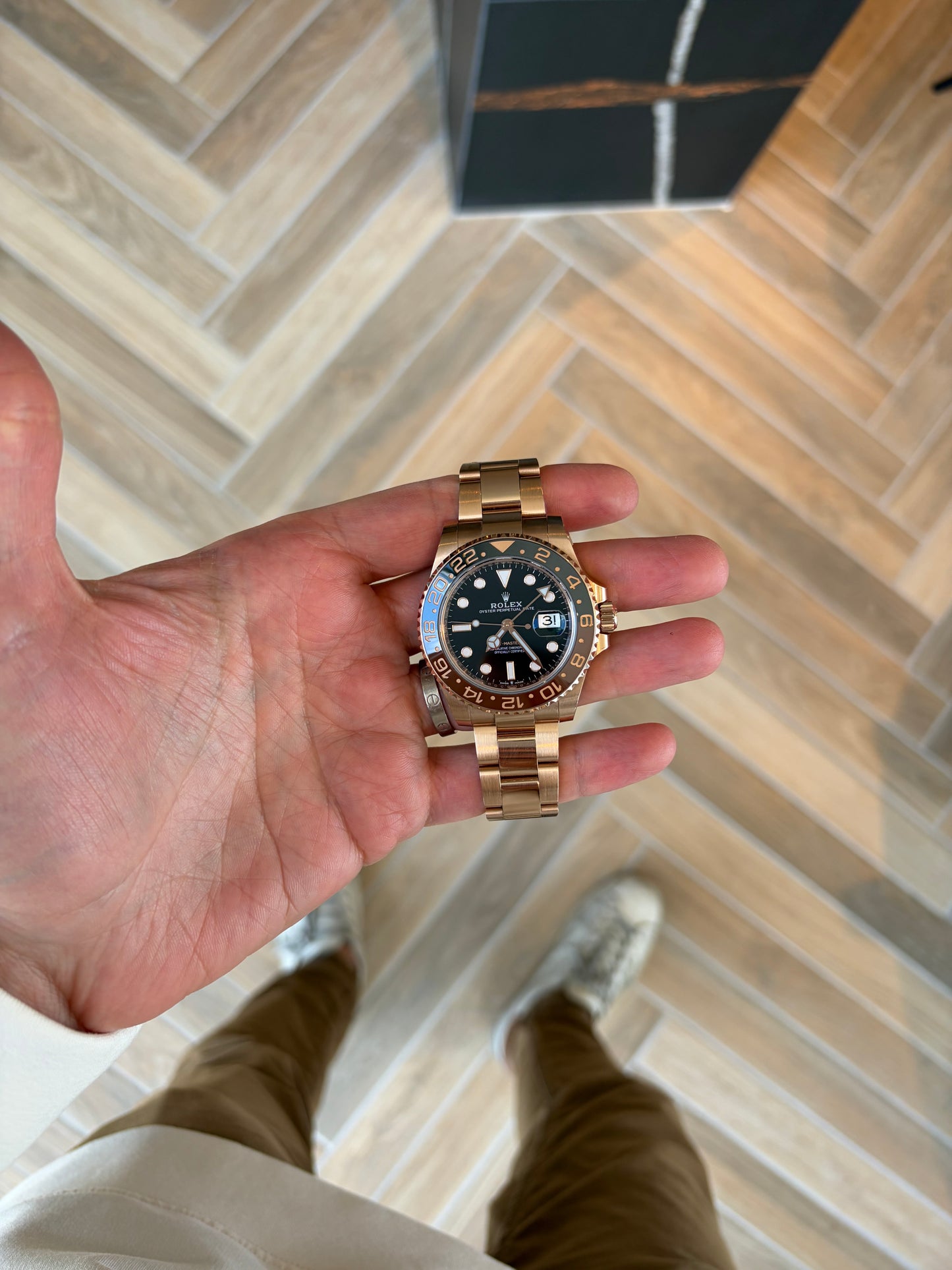 ROLEX GMT ROOTBEER ROSE GOLD
