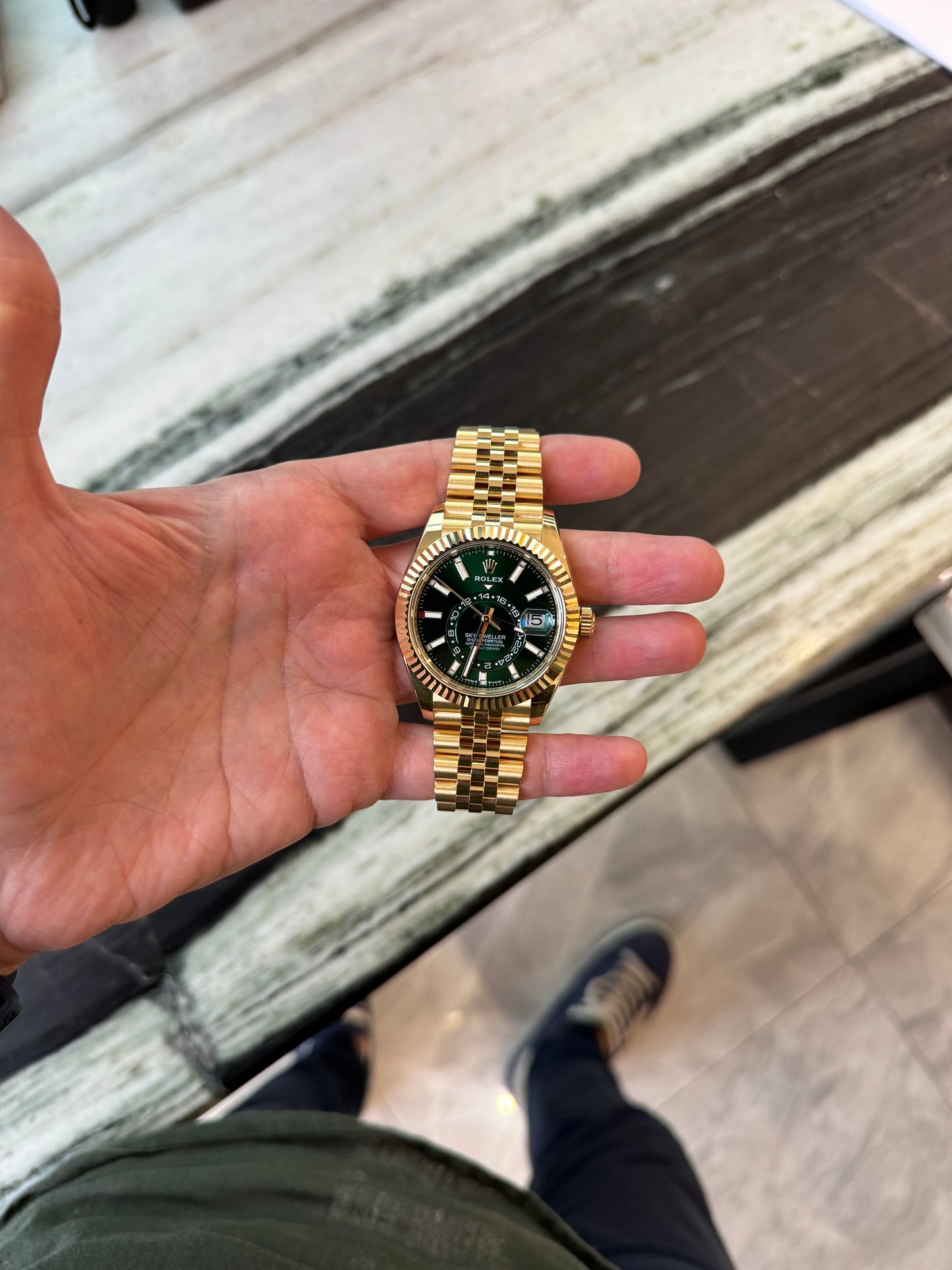 SKY DWELLER GREEN JUBILEE